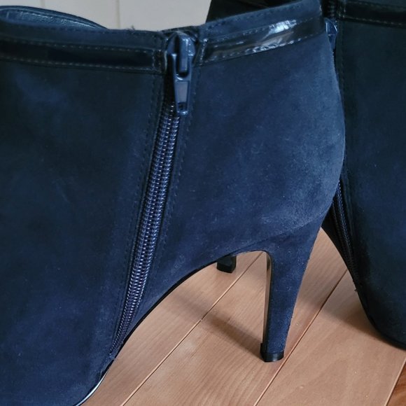 Nine West Navy Ankle Boots - Picture 3 of 7